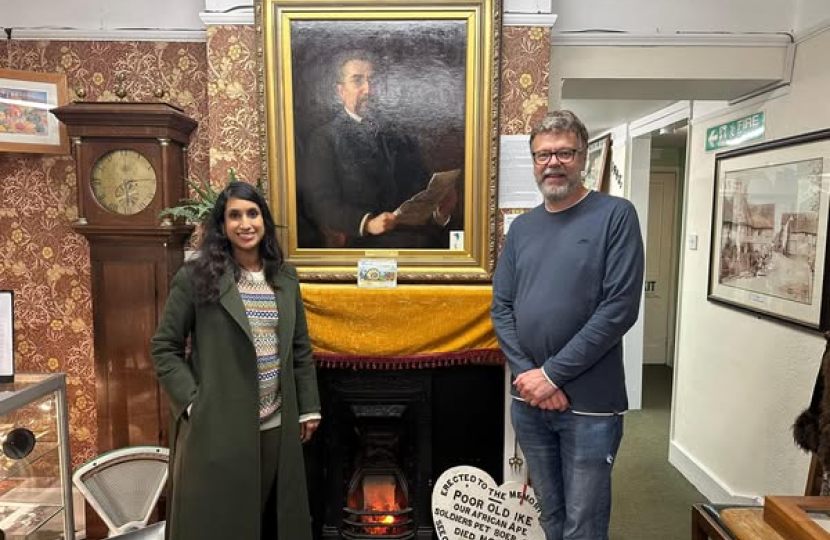 Claire visits the East Surrey Museum 