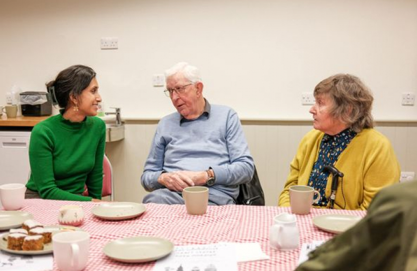 Claire visits a coffee morning