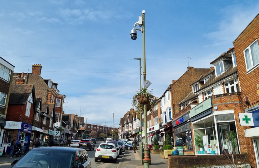 Picture of CCTV in Oxted/Hurst Green.