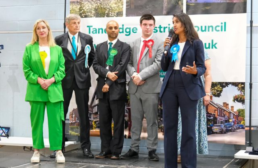 Claire re-elected as MP for East Surrey