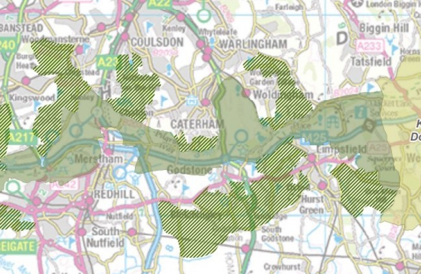 AONB review map