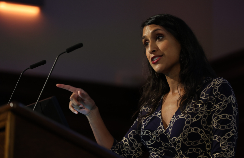 Claire delivering speech at Energy UK Conference