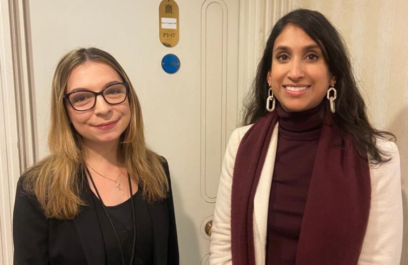 Claire and Constance in Parliament