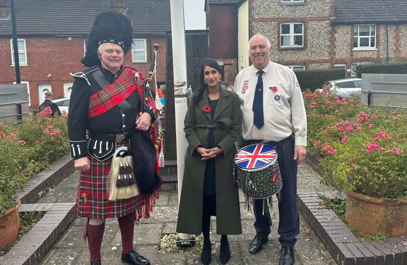 Claire on Remembrance Day 