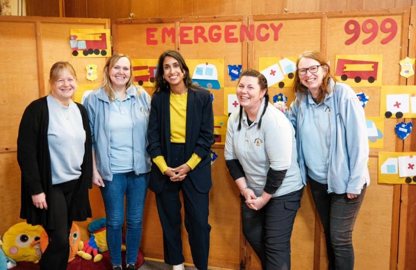 Claire visits Ducklings Pre-School