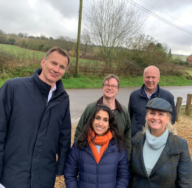 Claire with other Surrey MPs