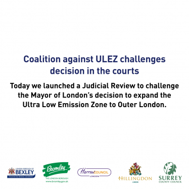 Coalition against ULEZ challenges decision in the courts.