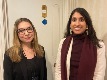 Claire and Constance in Parliament